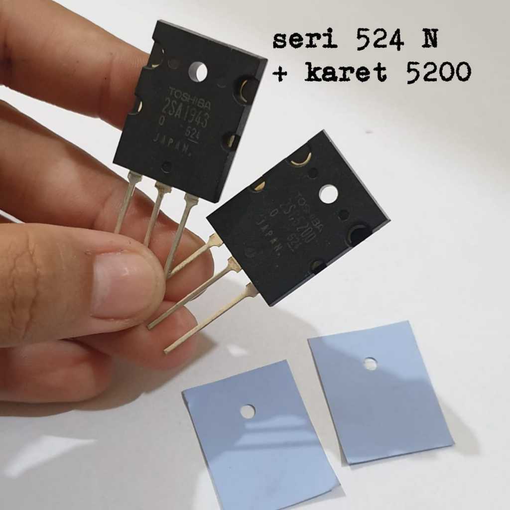 transistor 5200 1943 original Japan LOT 524 asli Toshiba Japan FREE KARET 5200