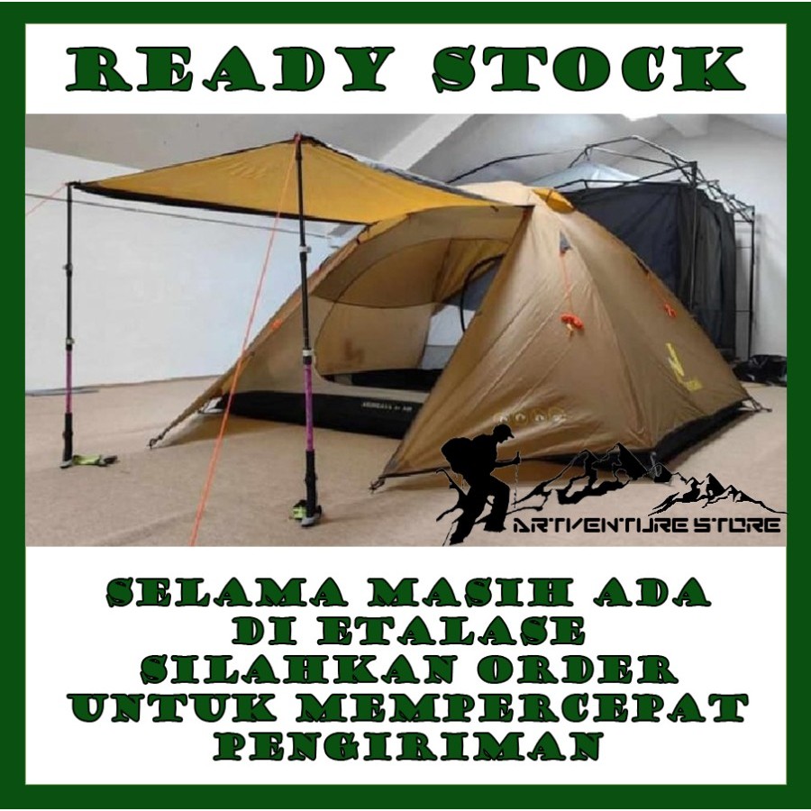 Terbaru Tenda Tendaki Arundaya 4+air untuk 4-5 orang MIS GO ganti nama TENDAKI