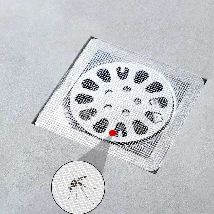 10 PCS Stiker Saringan Penutup Lubang Saluran Pembuangan Air Floor Drain Wastafel Bak Cuci Piring Si