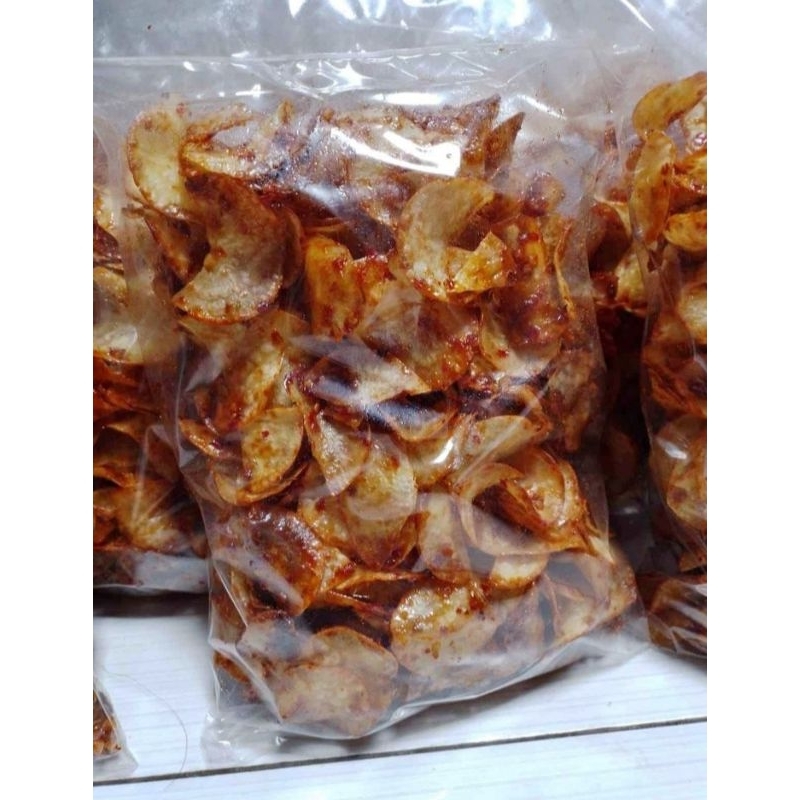 

Keripik Singkong Pedas Manis [1kg]