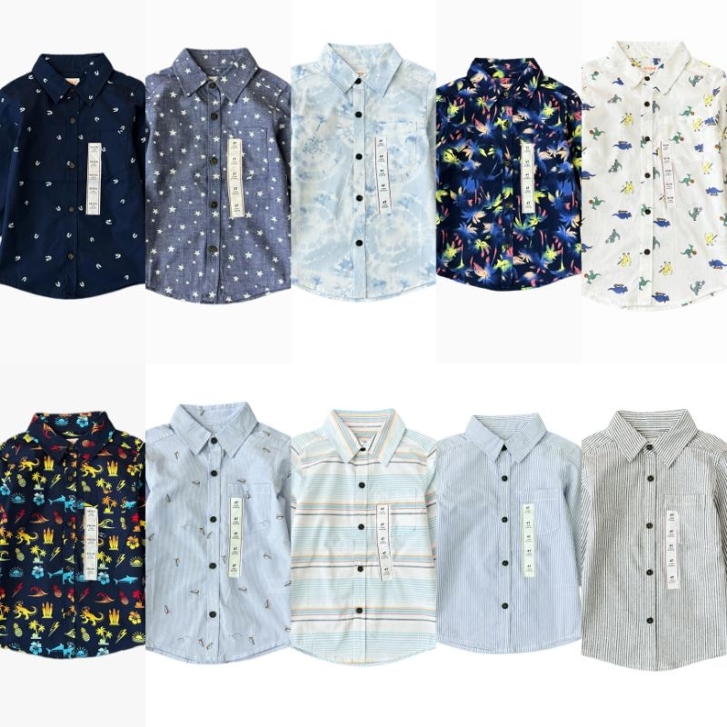 kemeja anak laki laki Cat&jack