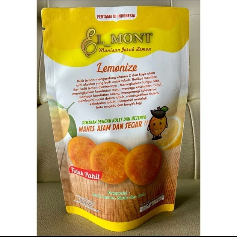 

EL_MONT cemilan jeruk lemon sehat,segar, manis