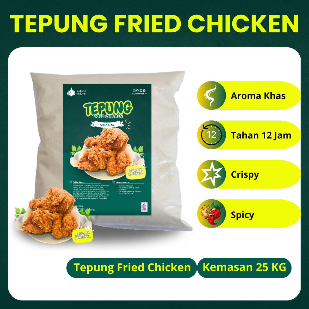 

Tepung fried chicken 25kg