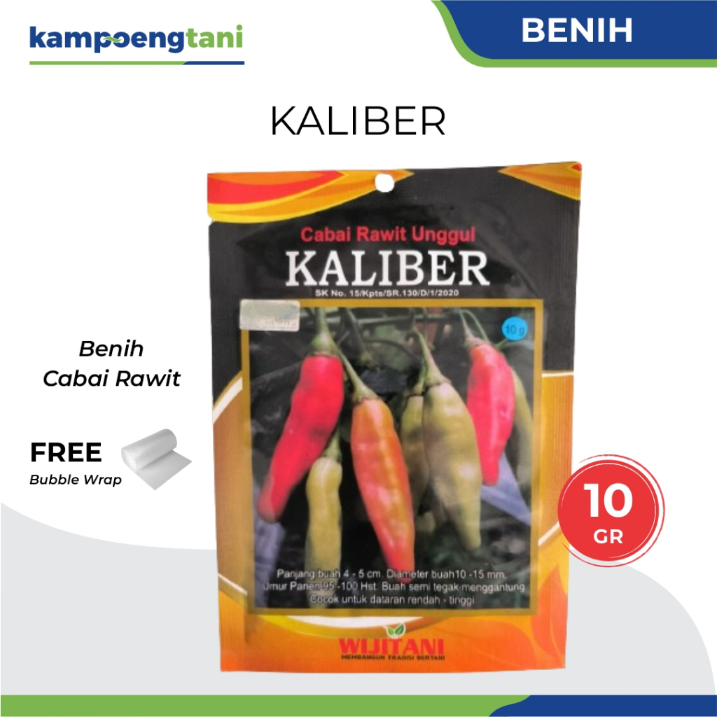 Kampoeng Tani - Benih Cabe Kaliber 10 gram Bibit Cabai Rawit Original Wijitani