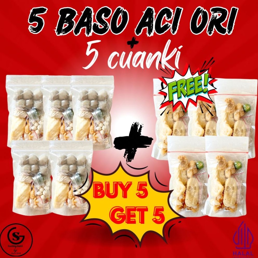 

JRL234 COD TERMURAH LIVE Buy 5 Get 5 Baso Aci 5pack Cuanki Instan 5pack