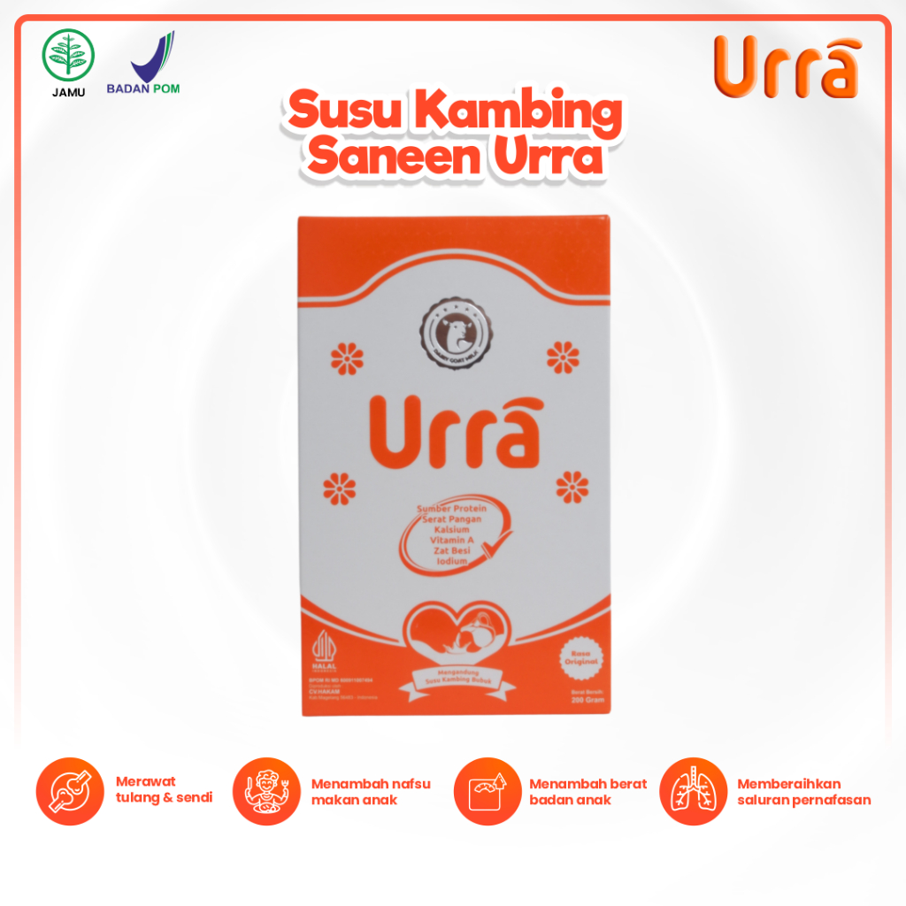 

Susu Kambing Urra Penambah Berat Tinggi Badan Anak UrraMilk