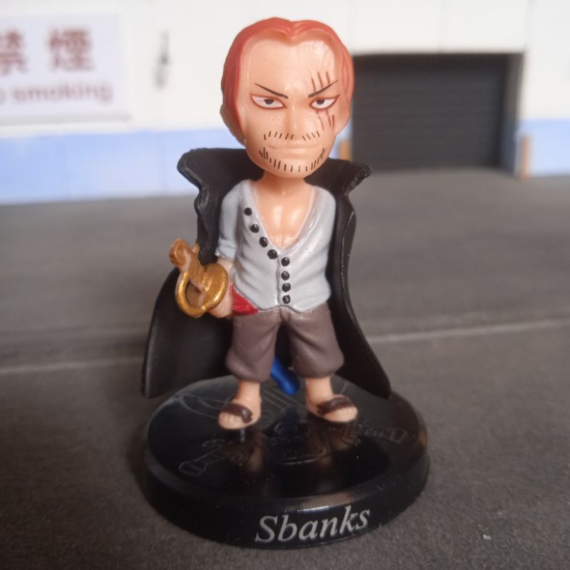 action figure one piece Shanks red figur WCF kid kecil bootleg kws
