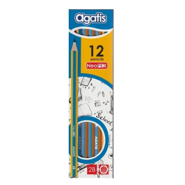 

AGATIS NEOPEX HEXAGONAL GRAPHITE PENCIL 2B ISI 12PCS STAEDTLER /PENSIL