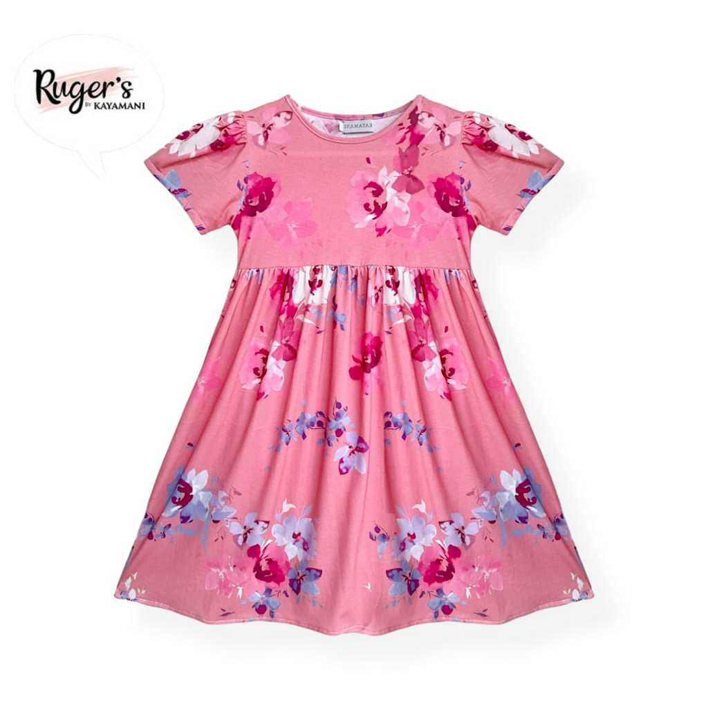 Rugers By Kayamani - Dress Anak Perempuan - Colar Flower