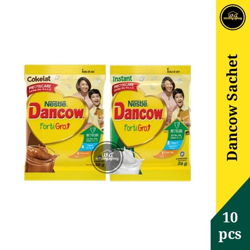 

Susu Dancow Sachet Instan Cokelat Vanilla Serenceng 10 Sachet