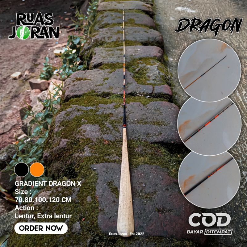 JORAN WADER 70.80.100.120 CM - DRAGON SERIES - JORAN BAMBU - JORAN UCENG - JORAN MURAH - JORAN WADER