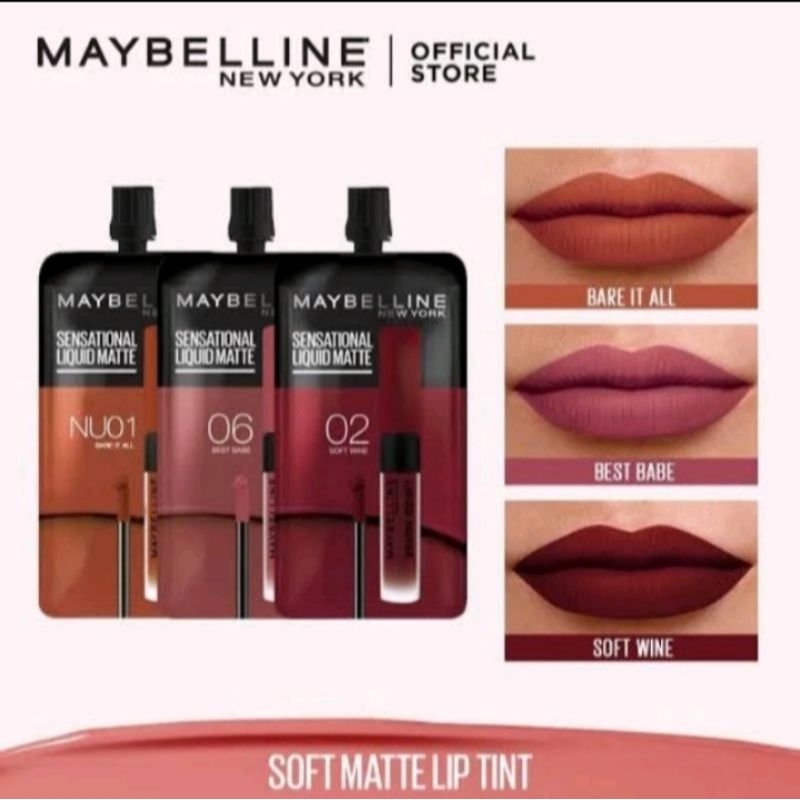Maybelline Sensational Liquid Matte Sachet