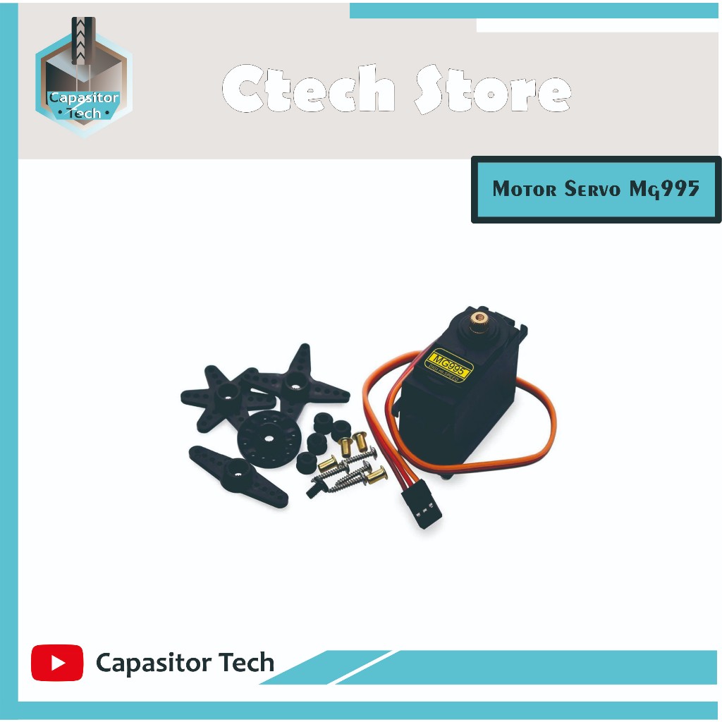 Motor Servo Tower Pro MG995 MG 995 FULL METAL 180 DERAJAT