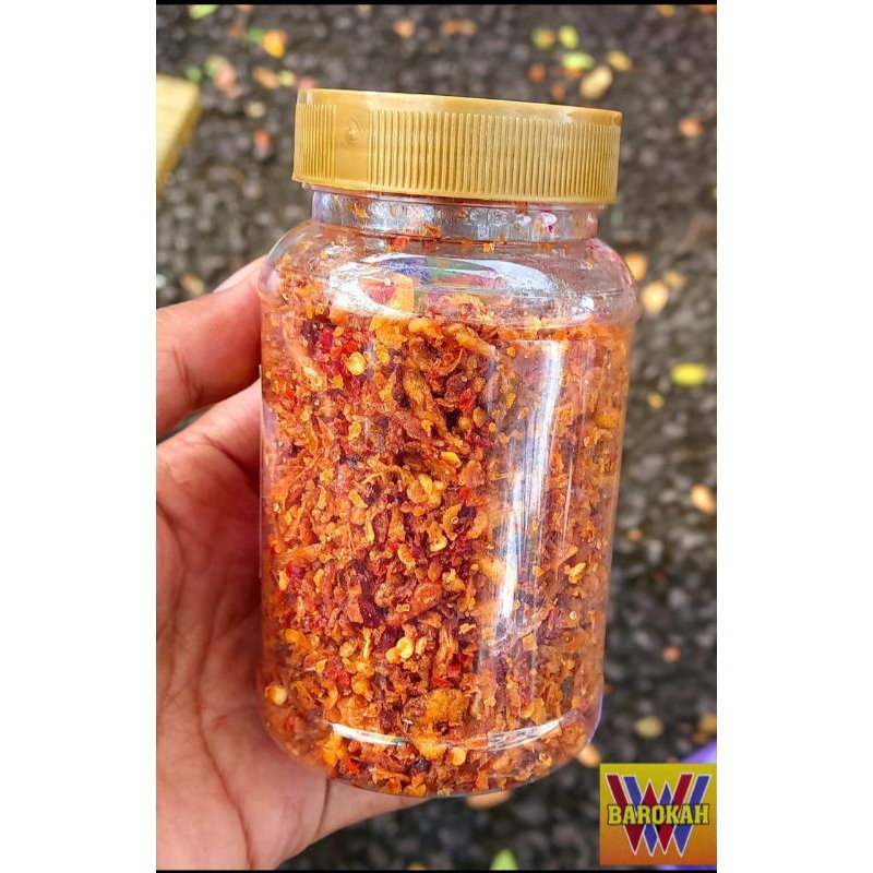 

SAMBAL TABUR GORENG KRIUK sambal pedas gurih renyah isi 125gr