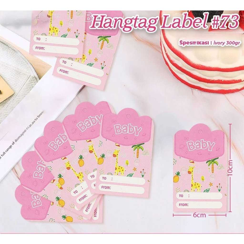 

Hangtag Label 73| 74| Hiasan Box | Gantungan Box (1 Pak 10 Pcs)