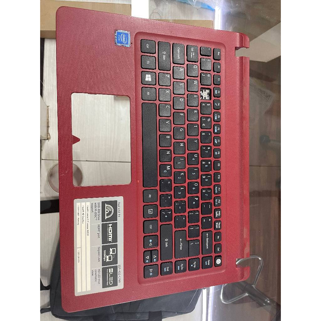 Frame Keyboard Palmrest Acer ES1-432 ES1 432 MERAH RED