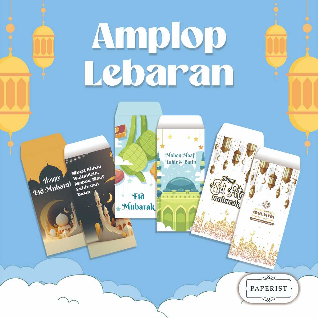 

Amplop Lebaran isi 20 pcs Ukuran 7x15 | Amplop Unik | Angpao Unik | Amplop Lebaran Besar
