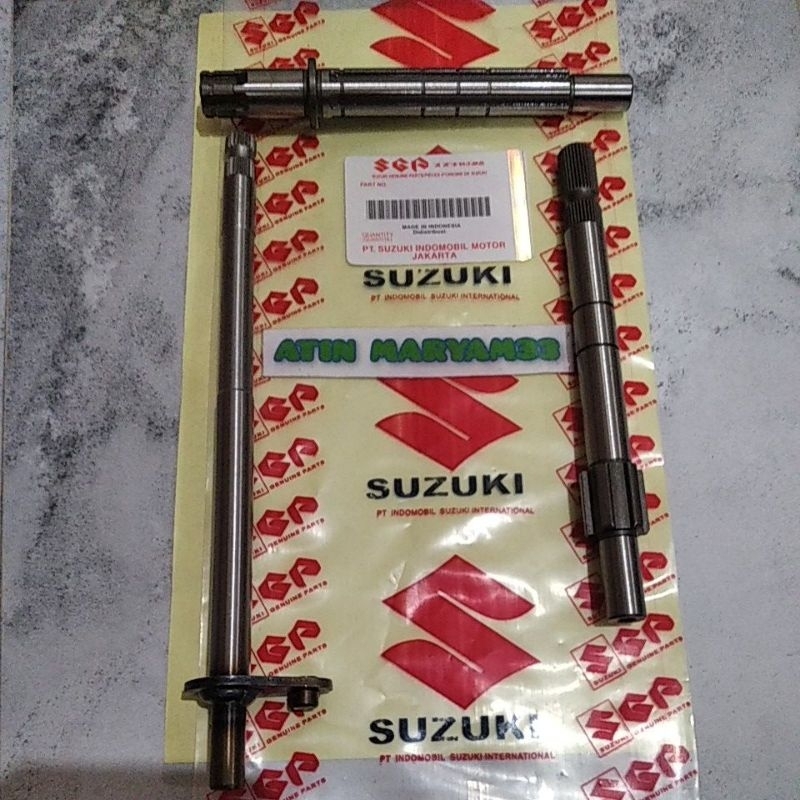 As Gear depan + As operan + as selah Satria 2 Tak Hiu lumba 6Speed SGP Indomobil