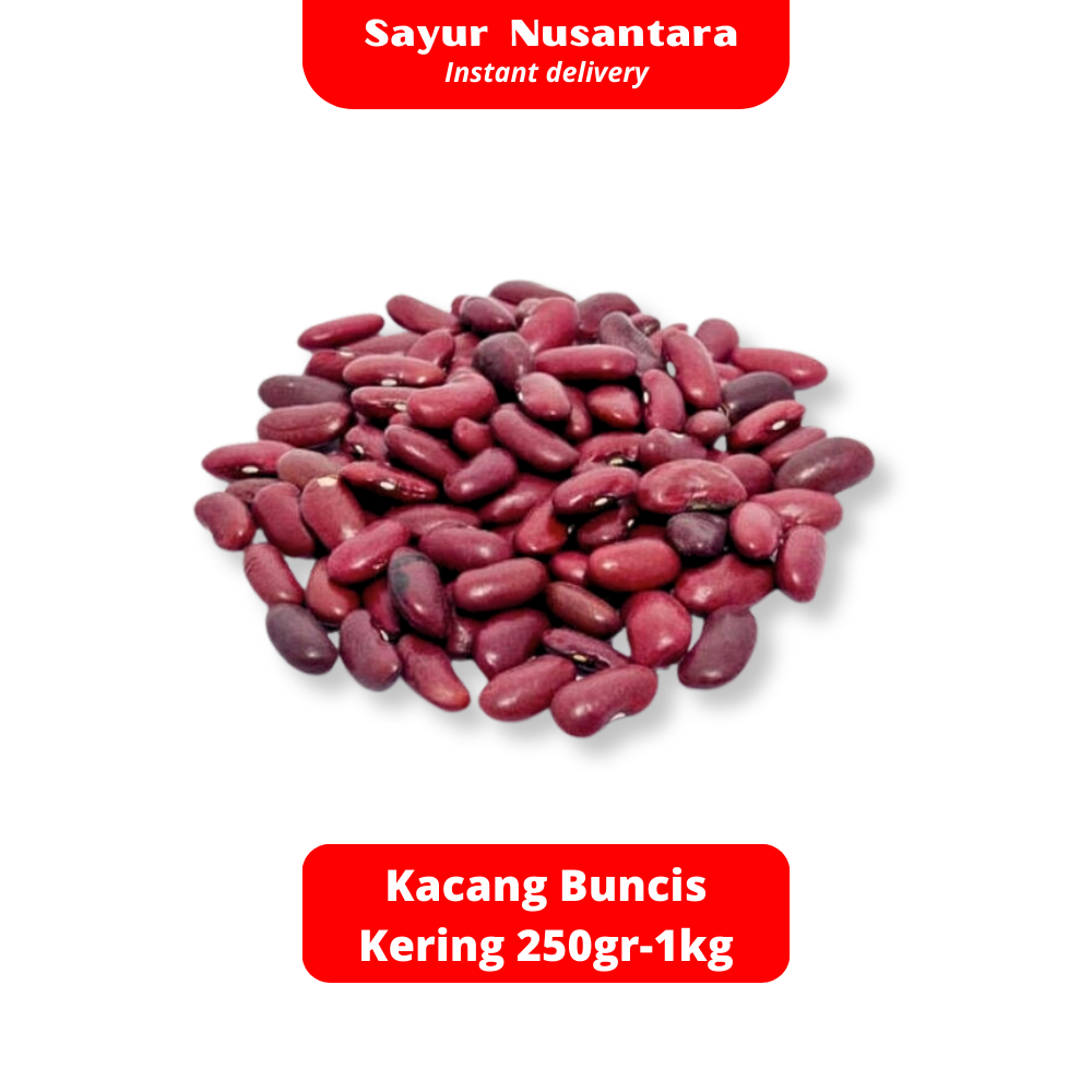 

Kacang Buncis Kering 250gr-1kg - Sayur Nusantara