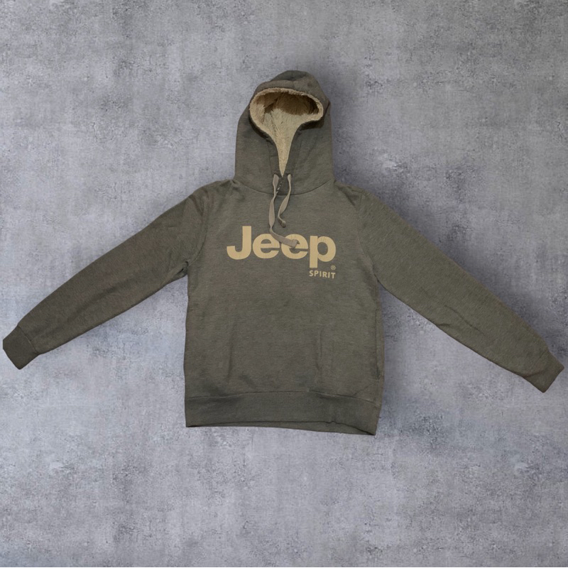 Hoodie Jeep dalem sherpa size L