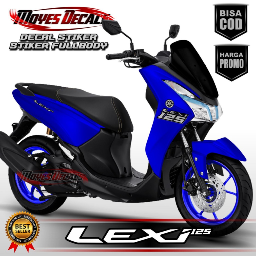 Decal Motor Fullbody Motor Lexi 125 Stiker Fullbody Design Simple 2