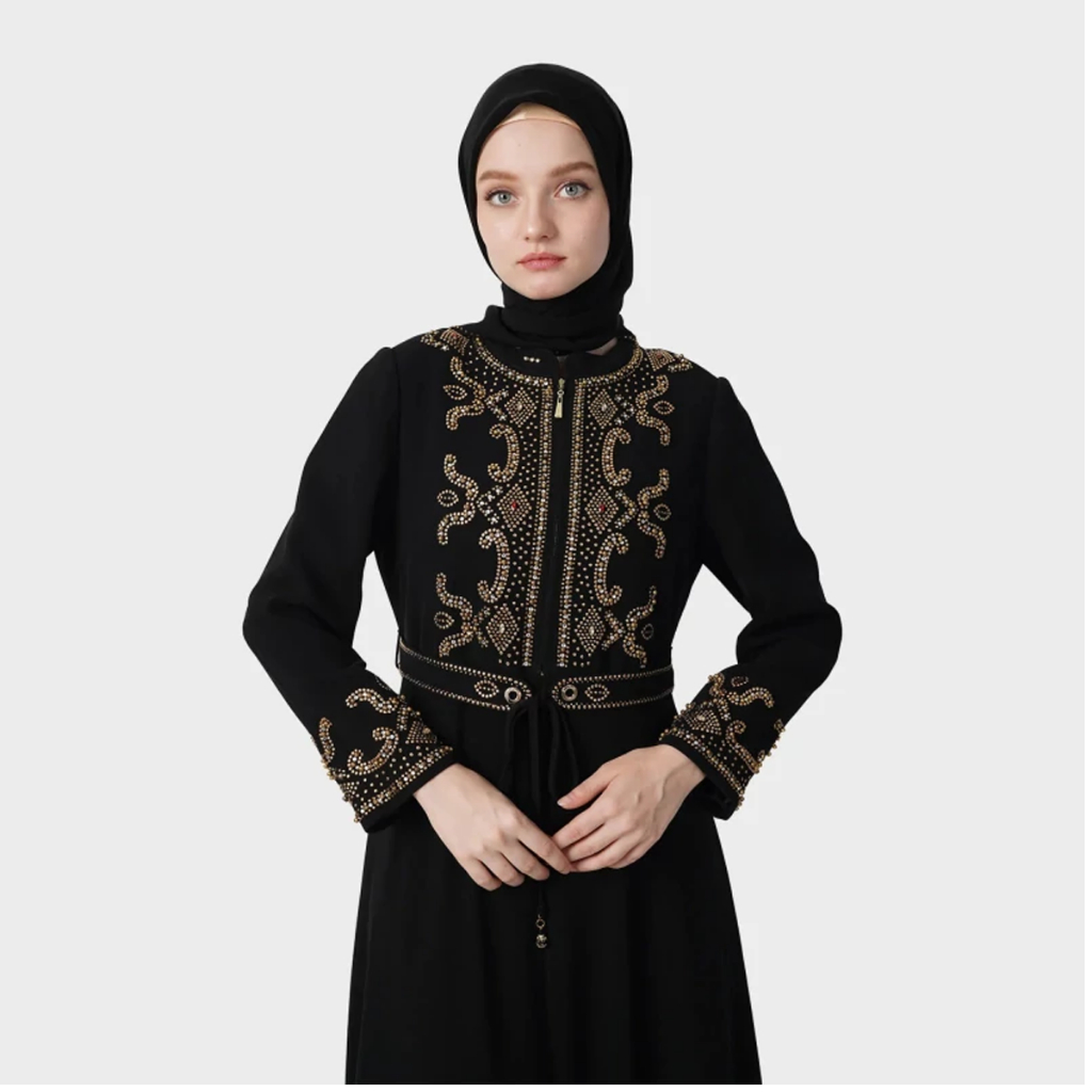 BAJU HIKMAT ABAYA GAMIS A3017