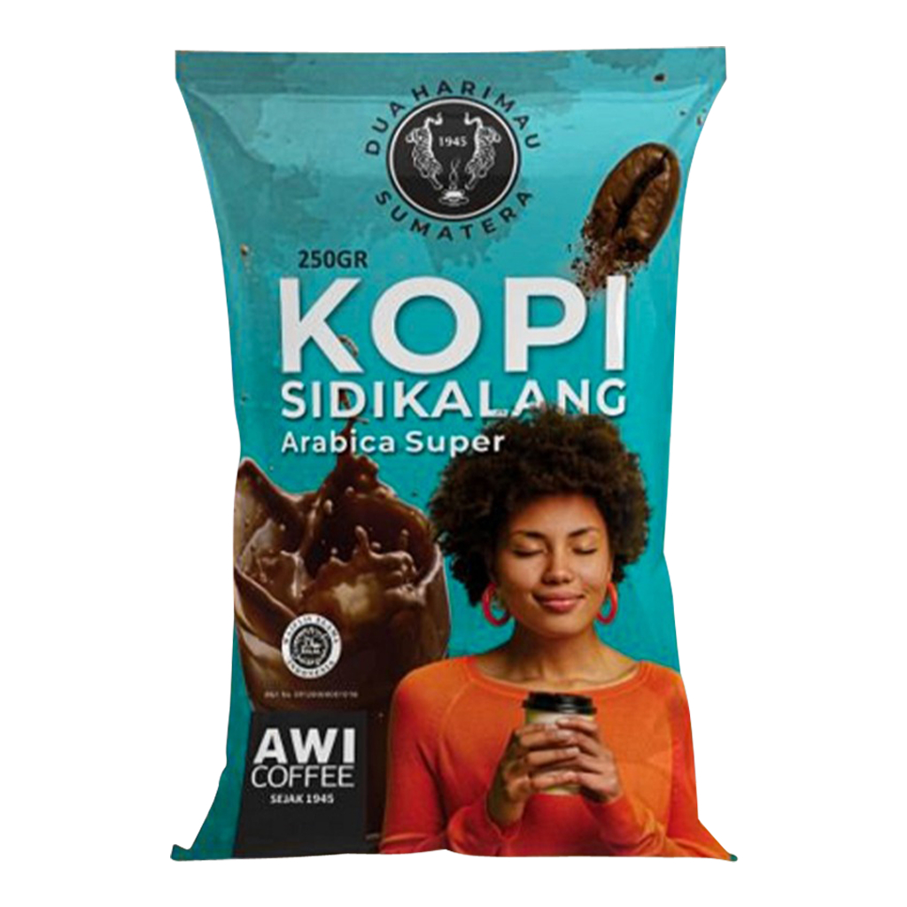 

KODE 01 | Awi Kopi Sidikalang Arabica Super 250Gr Bubuk | Coffee | Powder | Kopi Tradisional Medan