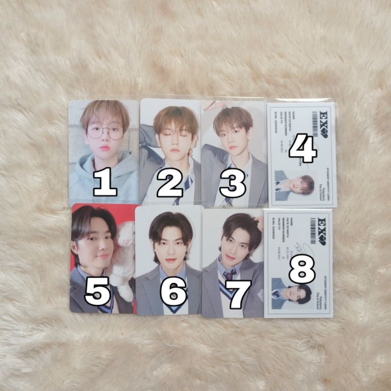 [Ready] EXO BAEKHYUN SUHO PHOTOCARD SG24