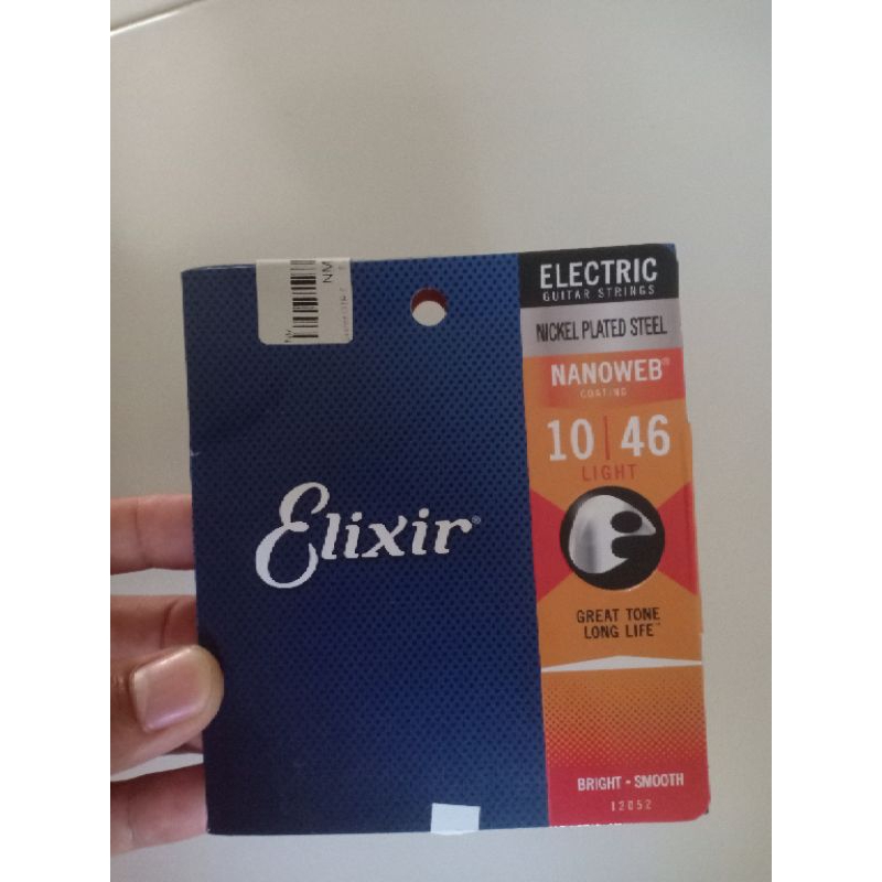 Senar Gitar Elektrik ELIXIR NANOWEB 010 ORIGINAL