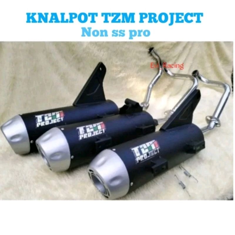 KNALPOT TZM PROJECT MOTOR scoopy - beat - genio - nex - mio - vario