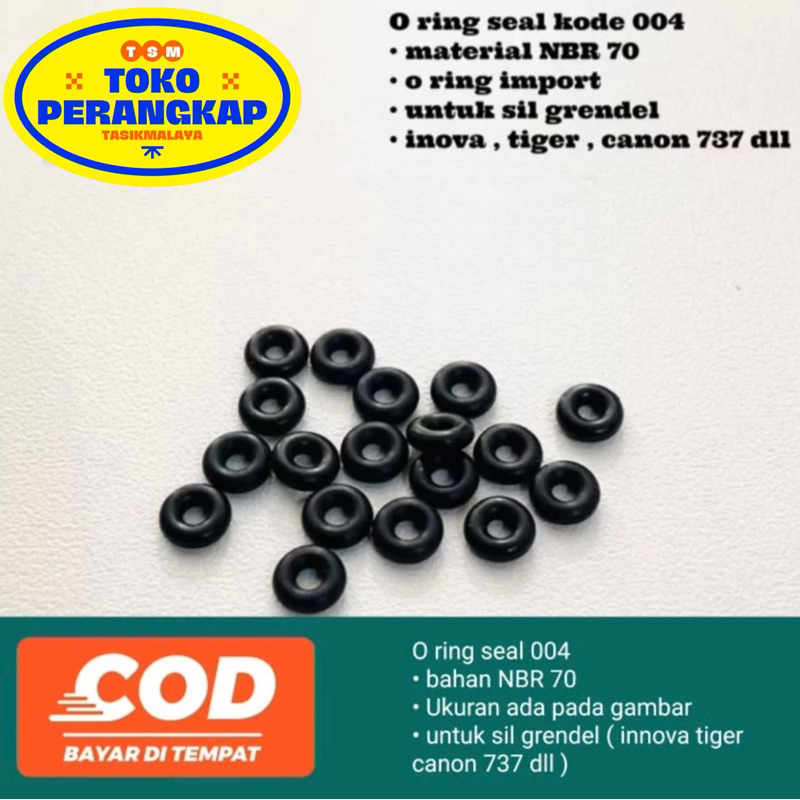 Seal Tabung Luar 112 - Seal Oring kode 004 - sil kode 005 - oring kode 008 - sil transfer 105