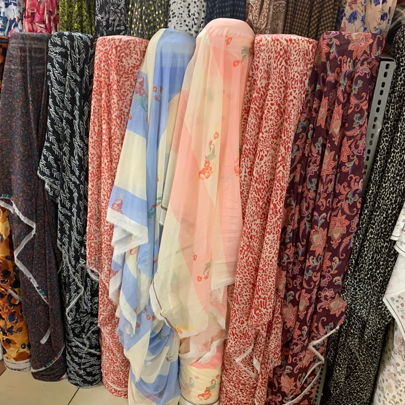 kain -kain ceruty -kain zara -kain motif -ceruty -gamis -blouse -plisket -outer -hijab -mukena -rok