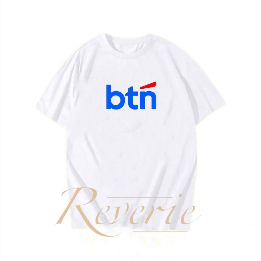 BAJU KAOS BTN NEW LOGO TSHIRT SERAGAM KARYAWAN STAFF BANK TABUNGAN NEGARA GROSIR