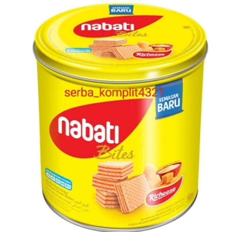 

Richeese nabati cheese wafer 300gram Nabati Wafer kemasan Blek Richeese nabati Wafer Kemasan Kaleng