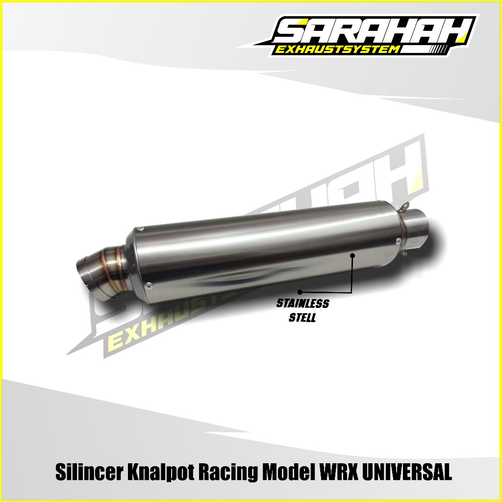 Silincer Knalpot Racing Model WRX UNIVERSAL - Sarahah Exhaust