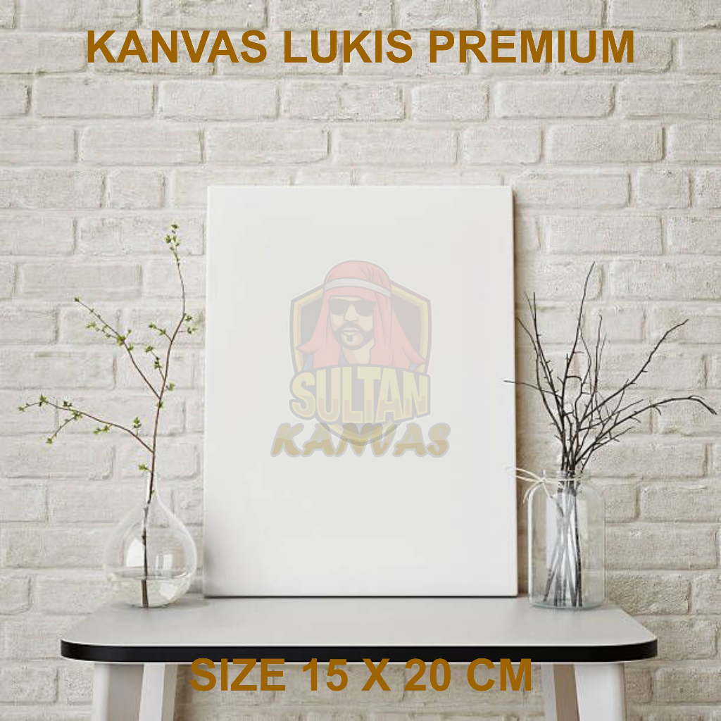 

KANVAS LUKIS PREMIUM QUALITY UKURAN 15 X 20 CM SULTAN KANVAS