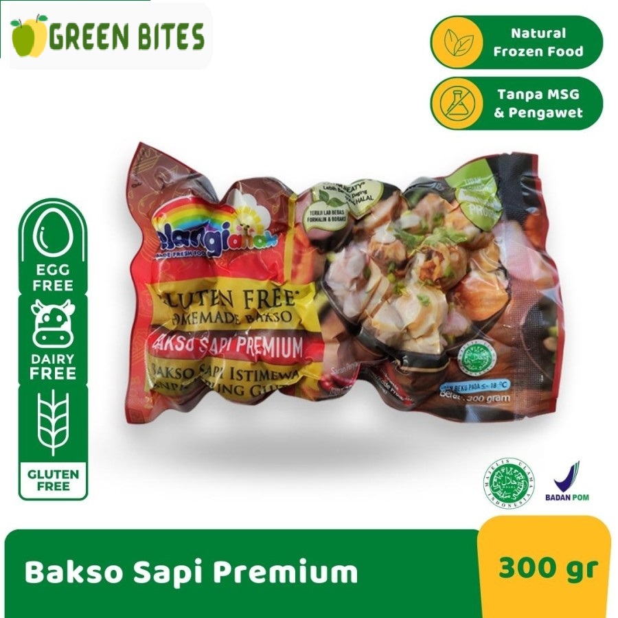 

Pelangi bakso sapi special non msg non pengawet 300 gram Gluten Free