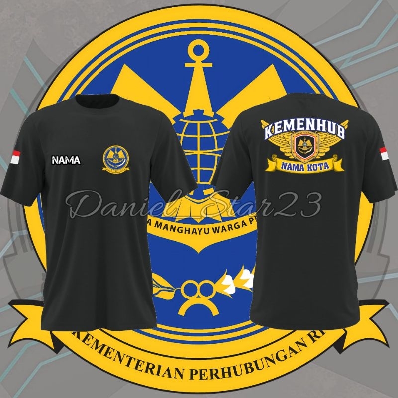 kaos kemenhub/ kaos panjang kemenhub/ T-shirt kemenhub