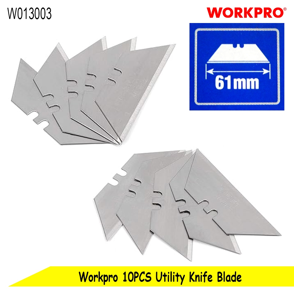 

W013003 Isi Cutter Pisau Lipat 10Pcs Utility Knife Blade