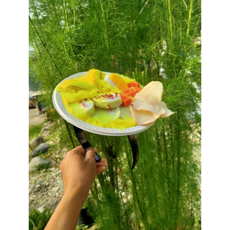 bando lontong opor ayam flanel