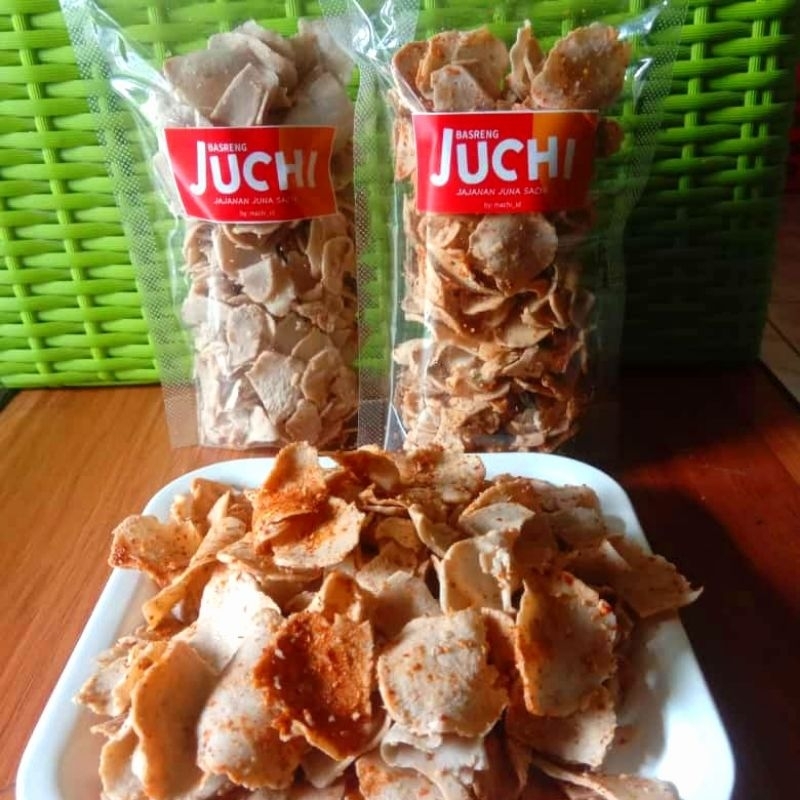 

Basreng Juchi by Machi Kemasan Pouch Ukuran 110 Gram