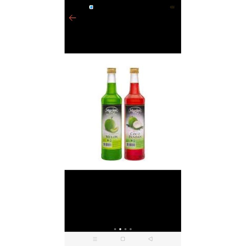

Sirup Marjan Melon / cocopandan/campur isi 12 botol