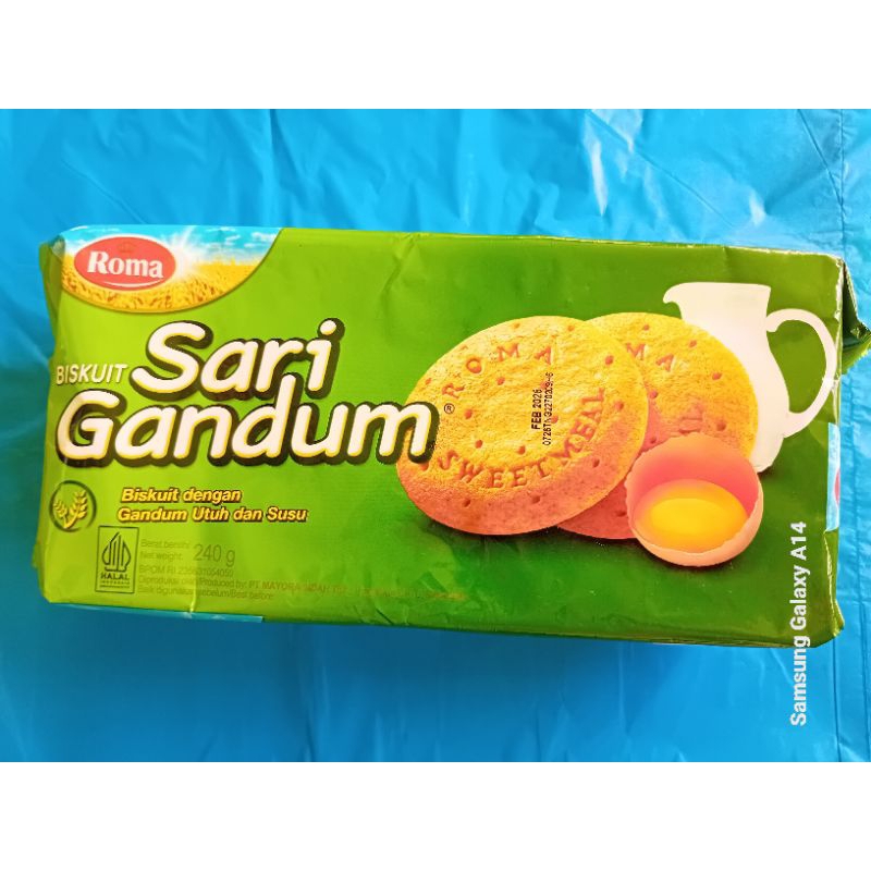 

Biskuit Sari Gandum Kemasan Family Pack 240gr