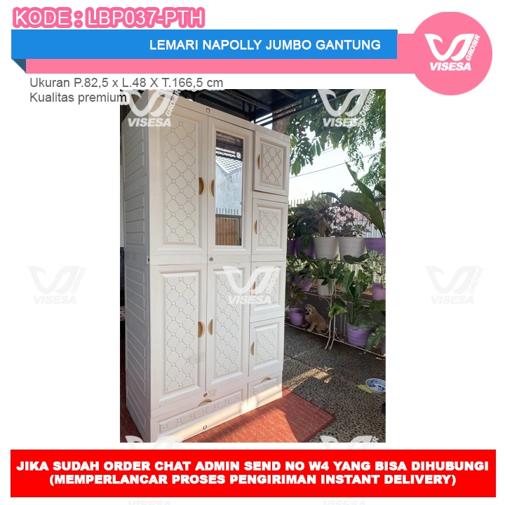 Lemari Baju Plastik Olymplast Serbaguna