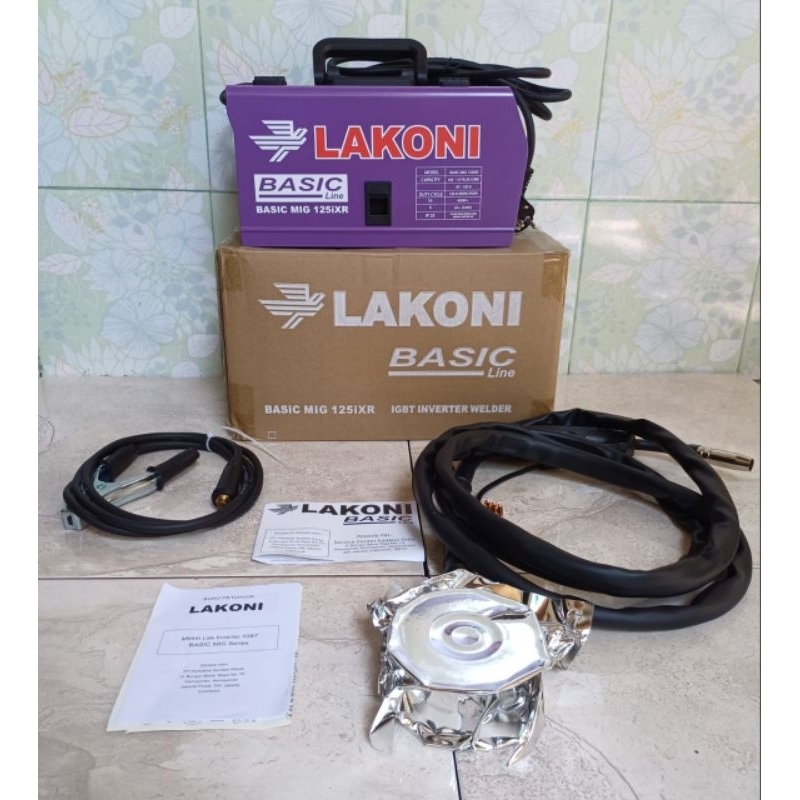 Mesin Travo Las Basic MIG 125 iXR Merek Lakoni Mesin Las Inverter MMA MIG TIG Garansi Resmi Lakoni 1