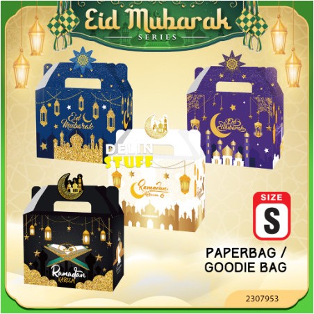 

READY STOK] Paper Bag Eid Mubarak Tas Bingkisan Snack Anak Tas Lebaran (2307953)
