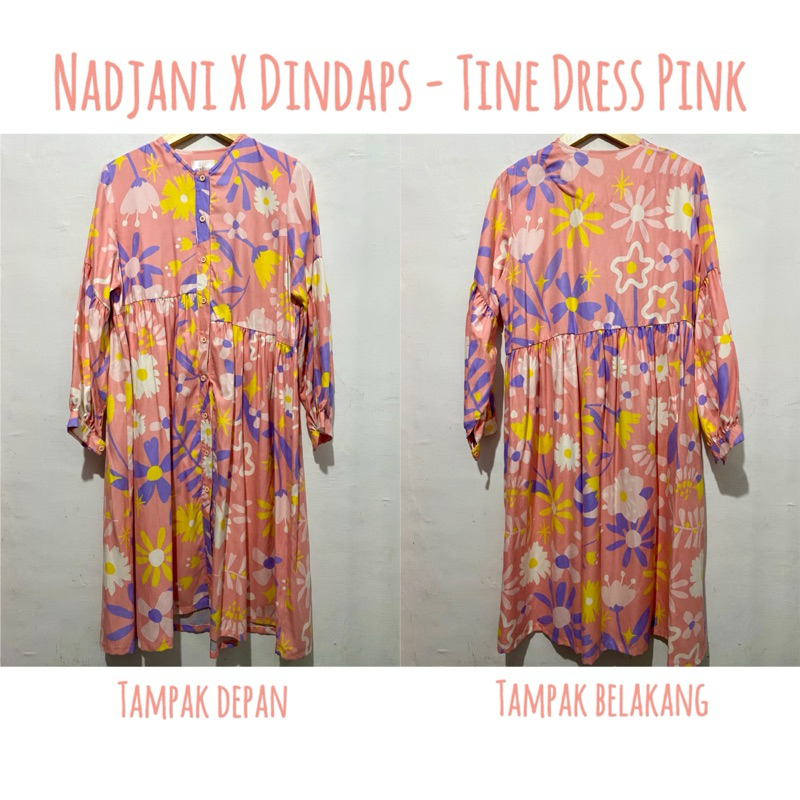 Nadjani - Tine Dress Pink x Dindaps