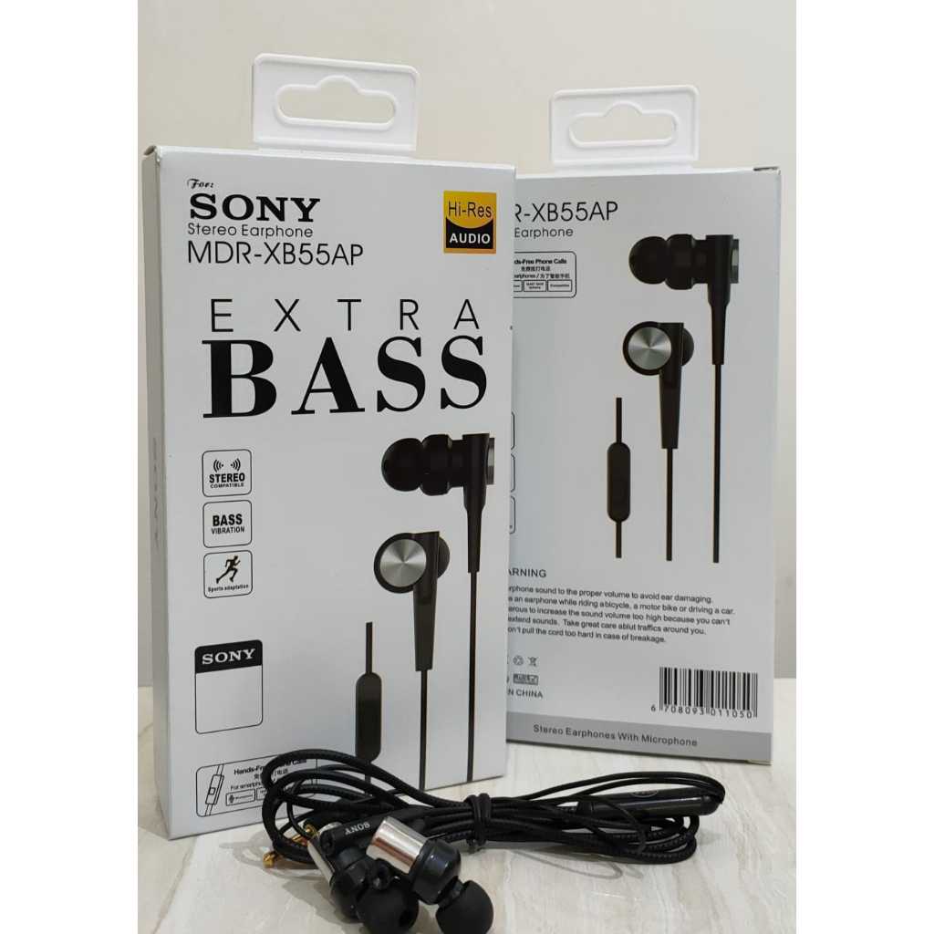 Handfree MDR-XB55AP Extra Bass Handfree MDR-XB55AP Kualitas Bagus