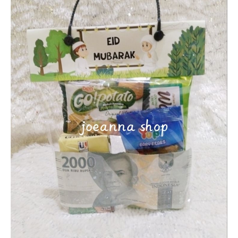 

Parcel Snack Lebaran Anak 10 ribu (uang 2 ribu)