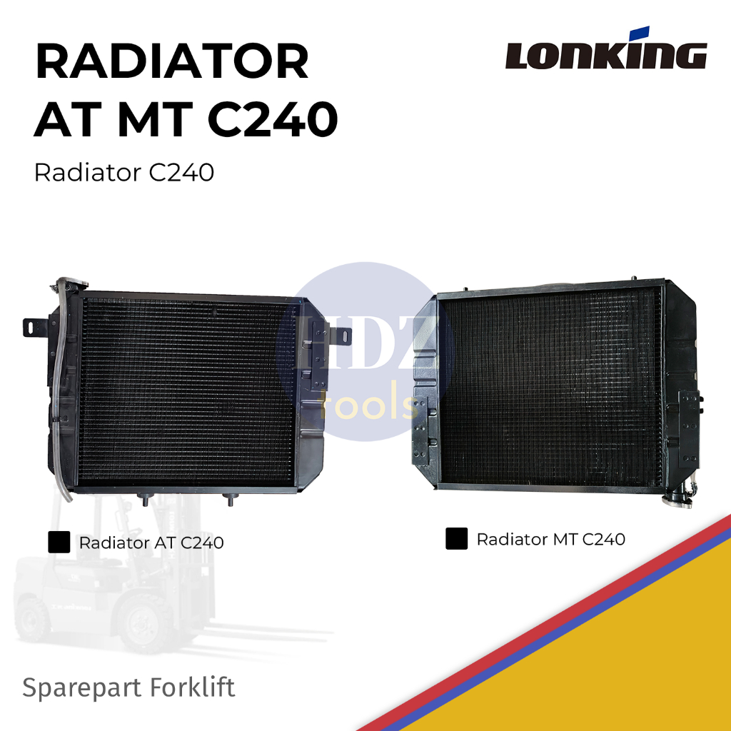 Radiator Forklift Manual Matic AT MT C240 - LONKING